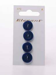 Knopen Elegant - Blauw / 472