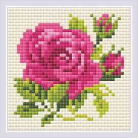 Diamond Mosaic Pink Rose - RIOLIS    ri-am0031
