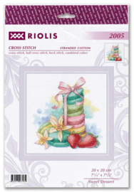 Borduurpakket Sweet Dessert - RIOLIS   ri-2005