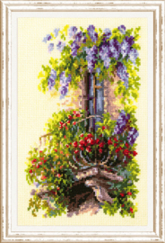 Borduurpakket Blossoming Balcony - Chudo Igla (Magic Needle)    ci-074-005
