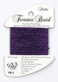Petite Treasure Braid Purple - Rainbow Gallery     rg-pb11