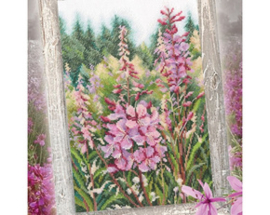 Borduurpakket Raspberry Candles of Willowherbs - RTO  rto-m00863