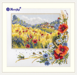 Borduurpakket Summer Field - Merejka    mer-k140