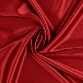 Satijn Katoen Bordeaux Rood - kleur 018