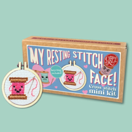 Borduurpakket Matchbox - My Resting Stitch Face! - ckc-mb-209