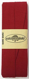 Oaki Doki Tricot de Luxe  / Jersey Biaisband / Donker Rood 600