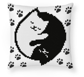 Diamond Dotz Kitty Glow Mini Pillow - Needleart World    nw-ddp02-041