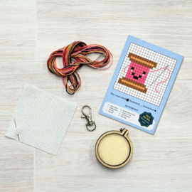 Borduurpakket Matchbox - My Resting Stitch Face! - ckc-mb-209