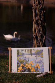 Borduurpakket Enchanted Pond - Merejka     mer-k263