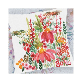 Borduurpakket Flower Watercolor - RTO     rto-cu077