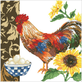 Diamond Dotz Country Rooster - Needleart World    nw-dd09-049