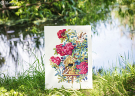 Borduurpakket Rose Bush - Merejka    mer-k150