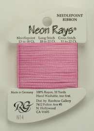Neon Rays Hot Pink - Rainbow Gallery    rg-n014