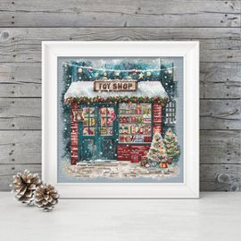 Borduurpatroon Christmas Shop - Leti Stitch     leti-l480