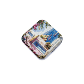 Mediterranean Coast Metallic Box - Leti Stitch    leti-25642