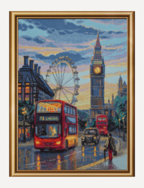 Borduurpakket Rainy London - Aine      aine-a1014