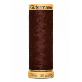 Natuurzuivere katoen 100 meter C Ne 50 / bordeaux rood 4750