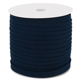 Dox Katoen Biaisband 14 mm breed  / Blauw