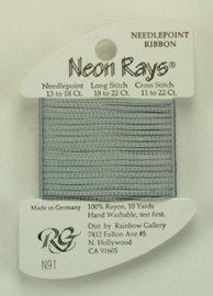 Neon Rays Silver - Rainbow Gallery     rg-n091