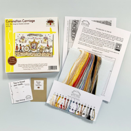 Borduurpakket Amanda Loverseed - Cut Thru' Coronation Carriage - Bothy Threads     bt-xct40