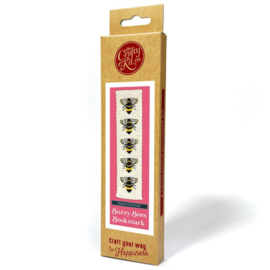Borduurpakket Bookmark - Buzzy Bees - ckc-bm-014
