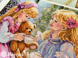 Borduurpakket The Teaparty - Merejka    mer-k242