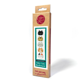 Borduurpakket Bookmark Kitty Cats - ckc-bm-002