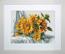Borduurpakket Sunflowers - Luca-S    ls-b2264