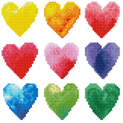 Diamond Dotz Love Rainbow - Needleart World    nw-dd03-026