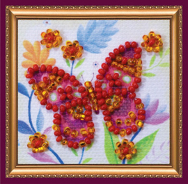 Kralen borduurpakket Flying Flower - Abris Art    aa-amm-041