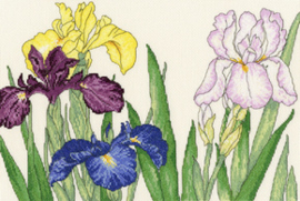 Borduurpakket Iris Blooms - Bothy Threads    bt-xbd14