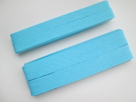 Dox Biaisband 12 mm en 20 mm.  Turquoise kleurnr. 298