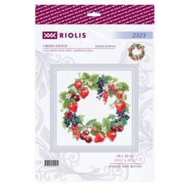 Borduurpakket Wreath with Berries - RIOLIS - ri-2323