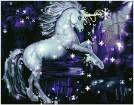 Diamond Squares Moonlight Dance - Needleart   nw-dq10-021