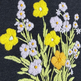 Vrij borduren pakket Bellflower & Calendula - Milpoint       mil-e1-002k