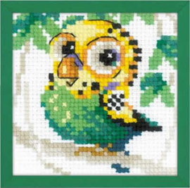 Borduurpakket Parakeet - RIOLIS    ri-1785