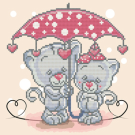 Diamond Dotz Its Raining Love - Needleart World    nw-dbx-005