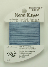 Neon Rays Pale Denim - Rainbow Gallery    rg-n070