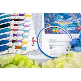 Borduurpakket Blue Mirage - Leti Stitch    leti-l9951