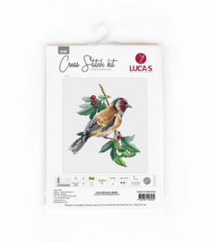 Borduurpakket Goldfinch Bird - Luca-S   ls-b1197
