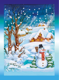 Diamond Painting Snowy evening - Freyja Crystal  fc-alvs-042