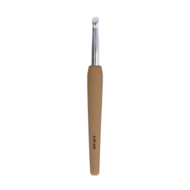 Knit Pro waves haaknaald 8.0 mm / bruin / 30916