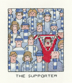 Borduurpakket The Supporter - Heritage Crafts     hc-1599a