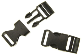 Prym Klikgespen zwart 16 mm / 2 per pakje  / 416 340