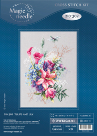 Borduurpakket Bouquet with Peonies - Magic Needle   ci-210-310