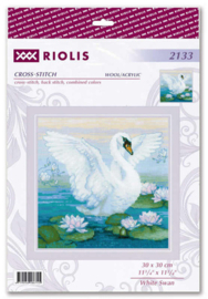 Borduurpakket White Swan - RIOLIS    ri-2133