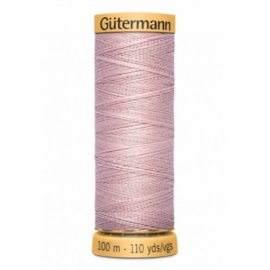 Natuurzuivere katoen 100 meter C Ne 50 / licht roze lila 3117