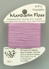 Mandarin Floss Lite Violet - Rainbow Gallery    rg-m807