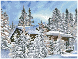 Diamond Dotz Alpine Retreat - Needleart World   nw-dq08-015