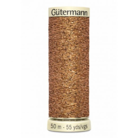 Gutermann metallic garen kleur brons nr: 036